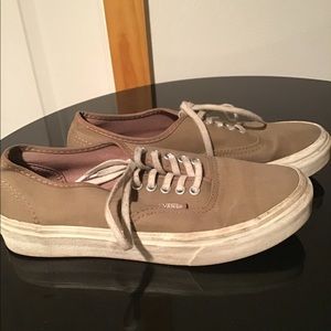 Women’s khaki vans